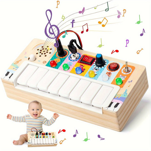 Pädagogisches Musik-Spielbrett für Kinder – Lernen und Spielen mit Klang und Licht