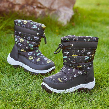 Spielerische Abenteurer Schneestiefel für Kinder – Warm und sicher für draußen