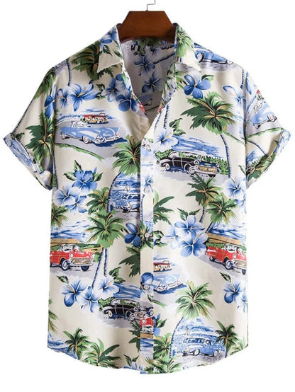TropicWave Palmprint Hemd – Frisch und Stilvoll für Herren