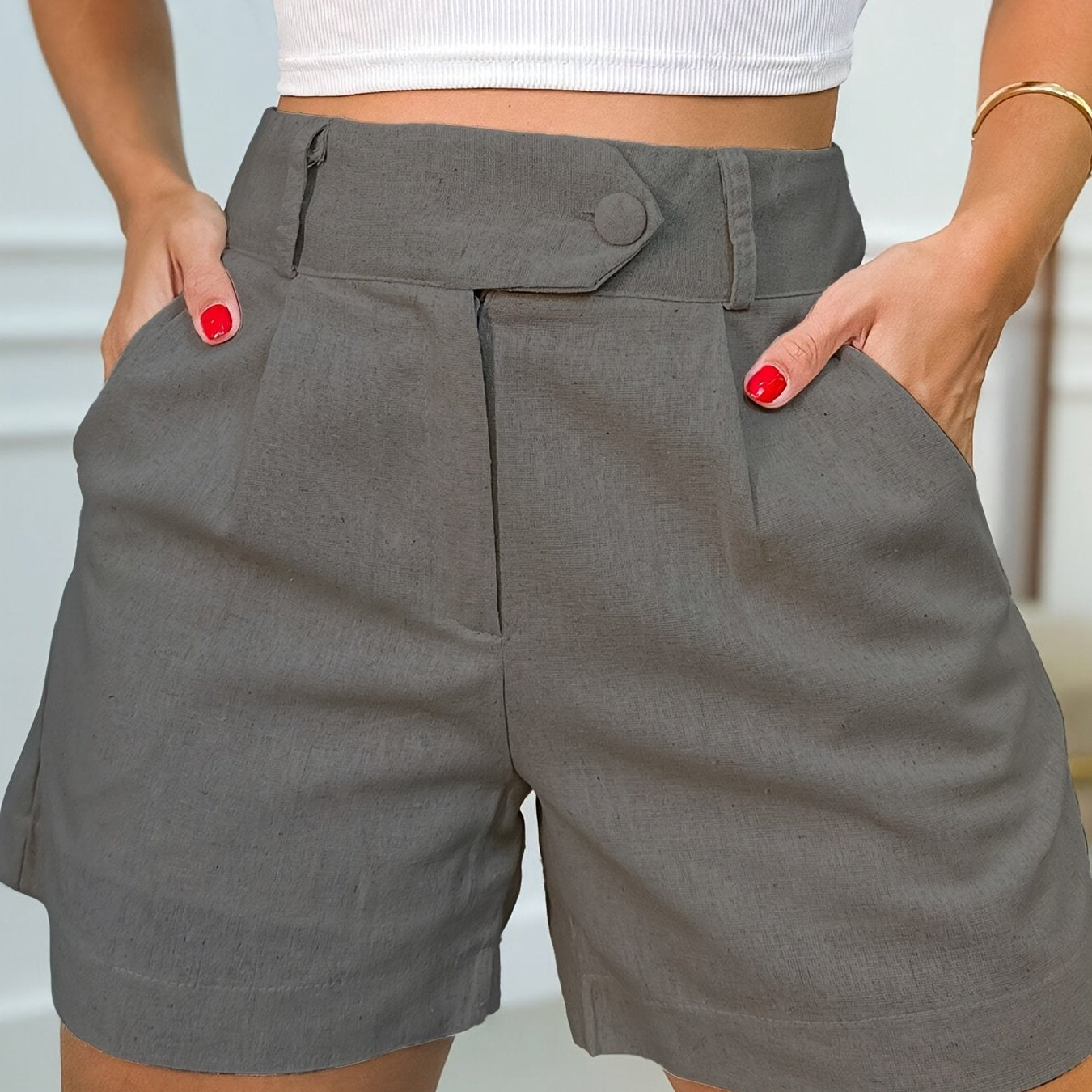 Elegante High Waist Shorts – Komfort und Stil in Einem