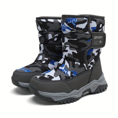 Trendy Camouflage Schneestiefel - Für Abenteurer