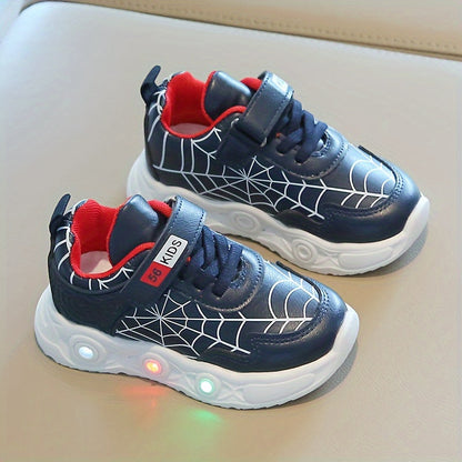 Spider-Net LED Sneakers - Für Abenteuerlustige Kinder