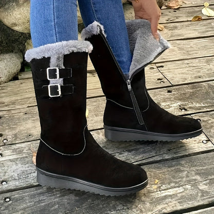 Flauschige Stiefel für Damen - Warm und Stilvoll für kalte Tage