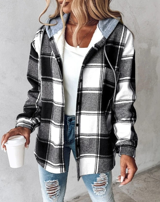 Bequeme Übergangsjacke mit Kapuze – Perfekt für entspannte Tage