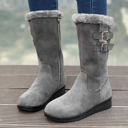 Flauschige Stiefel für Damen - Warm und Stilvoll für kalte Tage