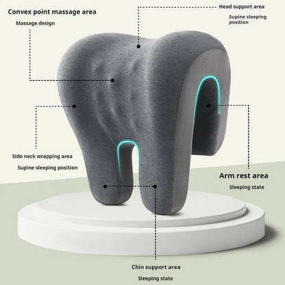 Ergonomisches Kopf- und Nackenstützkissen – Komfortabel Arbeiten und Entspannen