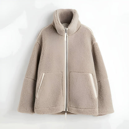 Olivia Comfort Teddyjacke – Für Warme und Stilvolle Tage