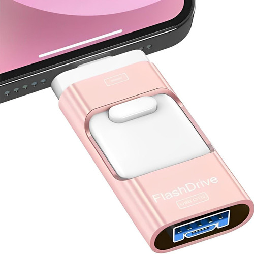 Tragbarer 4-in-1 USB Stick – Universeller Speicher für Telefon und PC