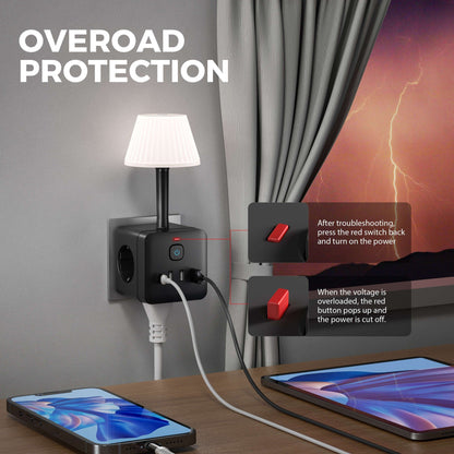 Smart 8-in-1 Nachtlampe – Für Smarte Lösungen und Beleuchtung