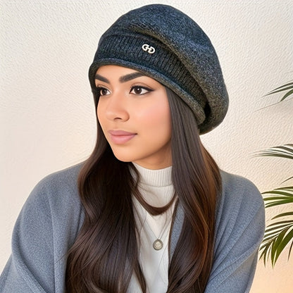 Chic gestricktes Beret für Damen – Eleganz und Wärme für den Winter