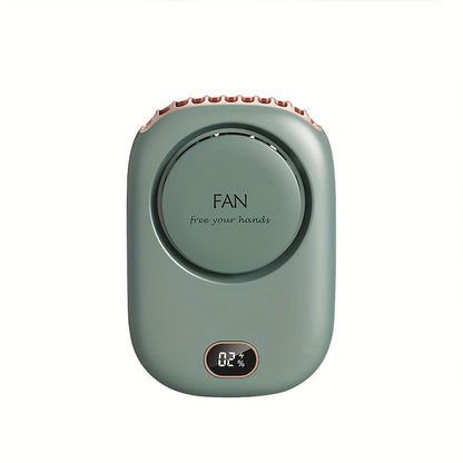 USB wiederaufladbarer Mini Nackenventilator – Leicht mit einstellbaren Geschwindigkeiten