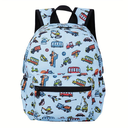 Fröhlicher Auto-Rucksack für Kinder – Für abenteuerliche Schultage
