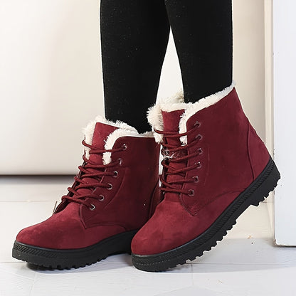 Damen Stilvolle Winter Stiefeletten - Halte deine Füße warm und komfortabel