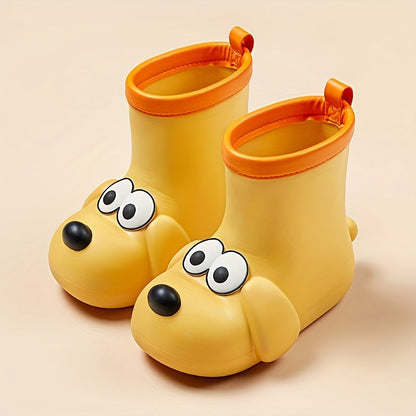 Woef Woef Regenstiefel für Kinder – Niedlicher Wasserdichter Schutz