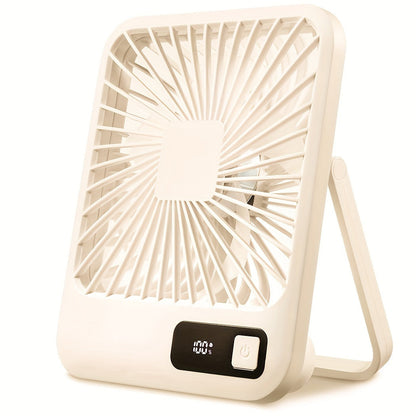 Eritex Tragbarer Tischventilator – Zusammenklappbar mit 5 Geschwindigkeitsstufen