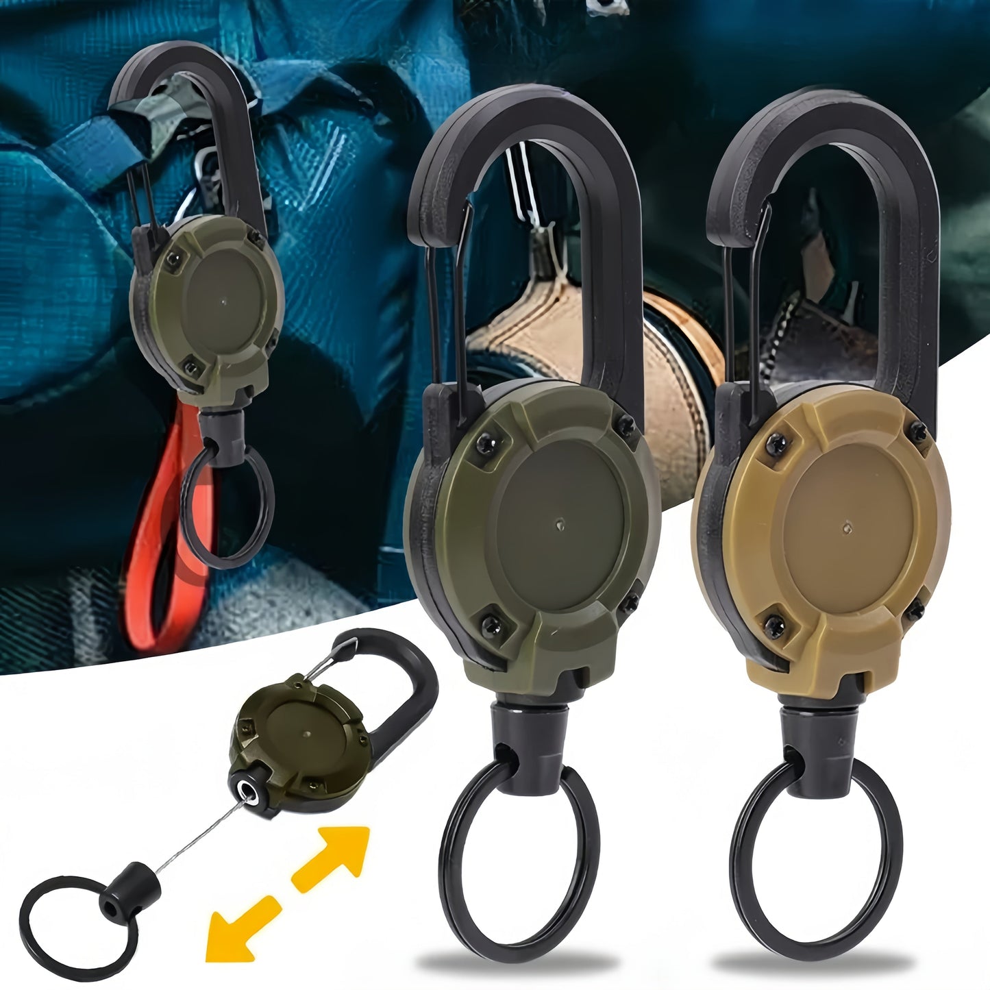 FlexGrip Taktischer Schlüsselanhänger – Sicher und Praktisch