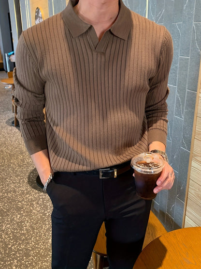 Ruben Ripp-Polo Pullover – Für stilvolle Herbst- und Wintertage