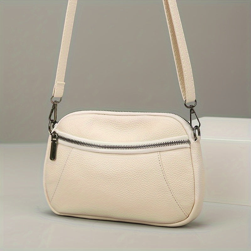 Klassisch Schicke Leder Crossbody – Zeitlos und Funktional