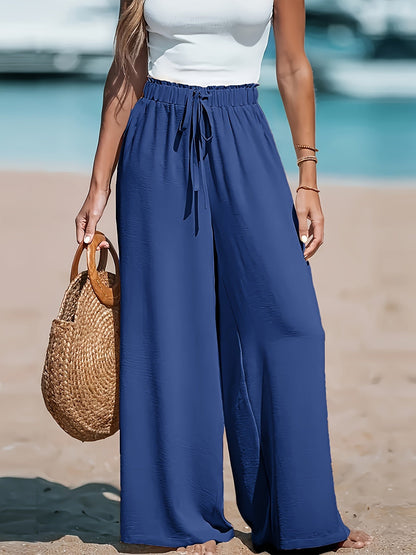 Damen Hohe Taille Weite Hose – Komfortabel und Elegant