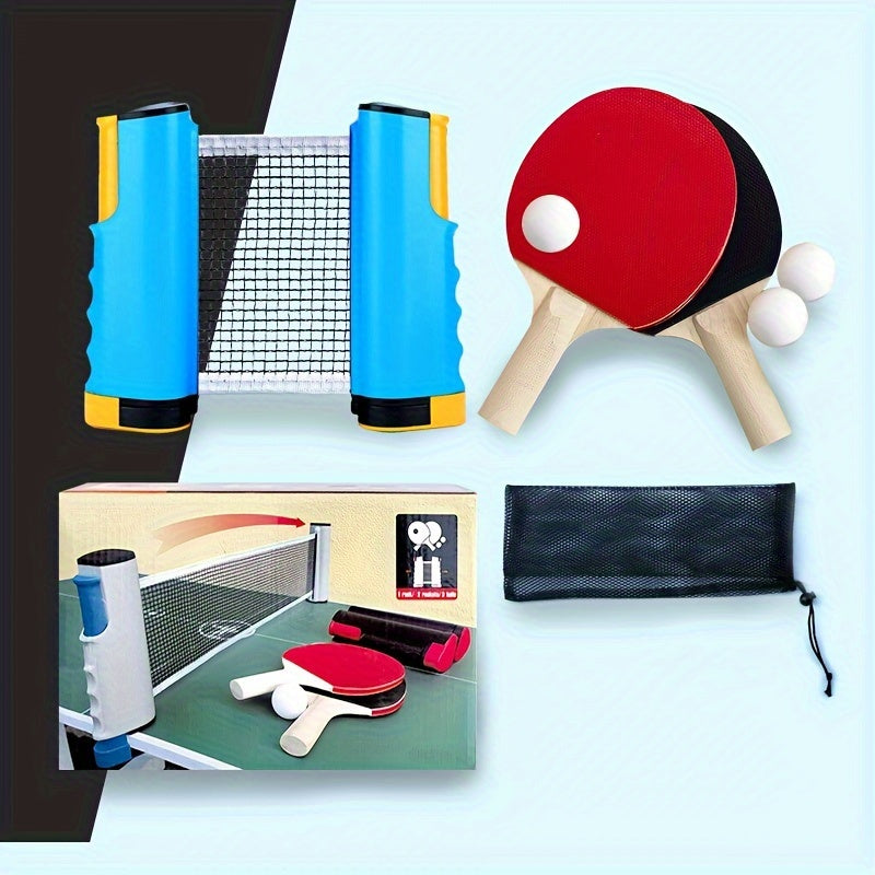 Tragbares Tischtennis-Set – Ideal für drinnen und draußen