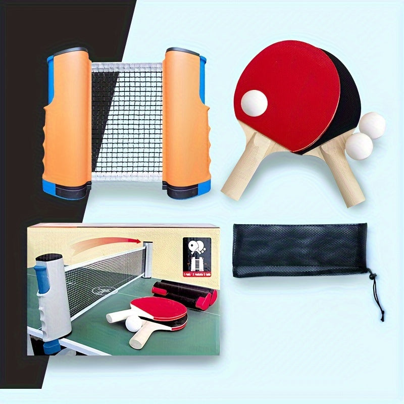 Tragbares Tischtennis-Set – Ideal für drinnen und draußen