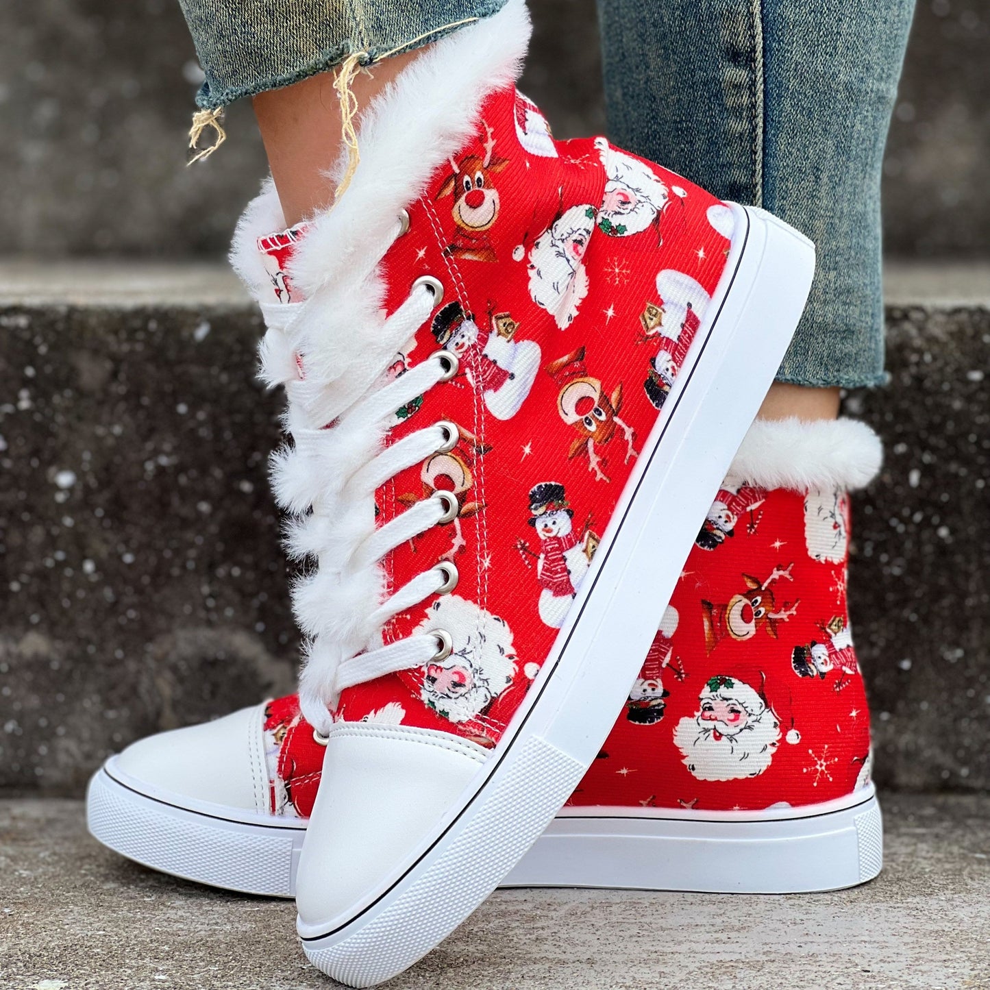 Sanne Weihnachts-Sneaker – Für Ein Fröhliches Winter-Outfit