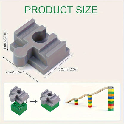 Set von 7-14 Bunt Holzgleisadaptern – Verstellbare Verbinder für den Modellbau
