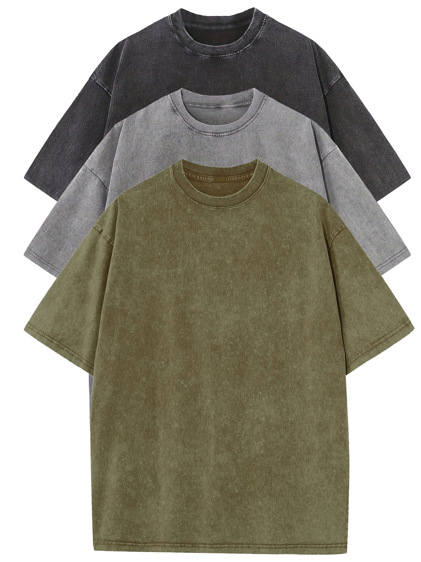 Entspannte Herren T-Shirts 3er-Pack – Weicher und Nachhaltiger Tragekomfort