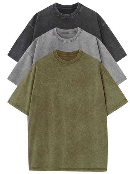 Entspannte Herren T-Shirts 3er-Pack – Weicher und Nachhaltiger Tragekomfort