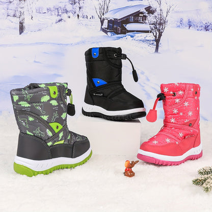 Fröhliche Winterstiefel für Kinder – Wärme und Spaß im Schnee