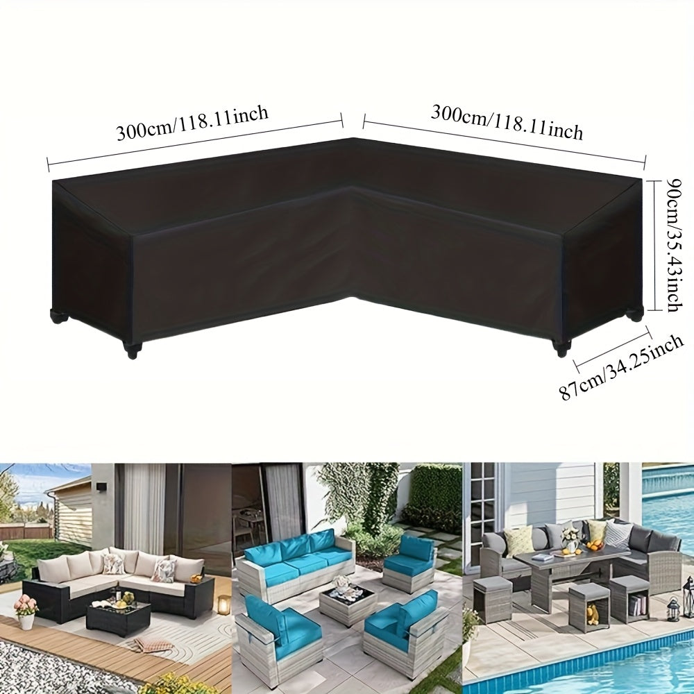 ShieldGuard Outdoor Abdeckung – Robuster Schutz für V-förmige Loungemöbel