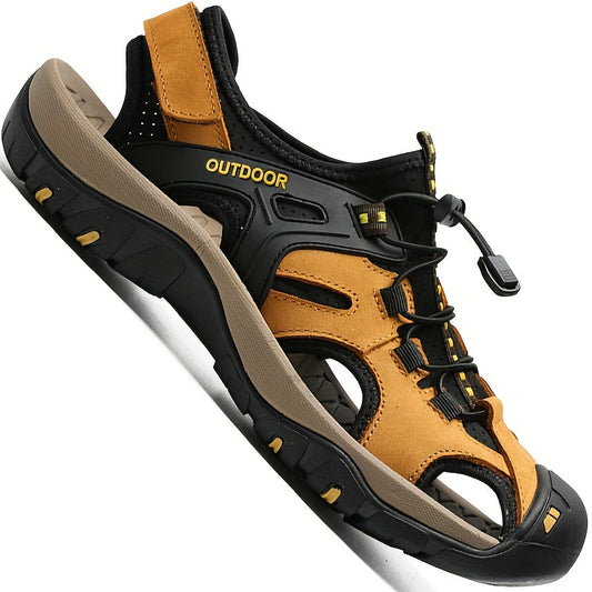 Herren Premium Leder Fischer Sandalen – Bequem & Langlebig
