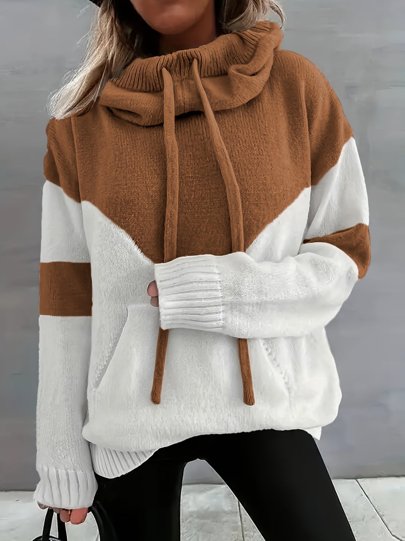 Lena Color Block Hoodie - Stylisch und Bequem für Damen
