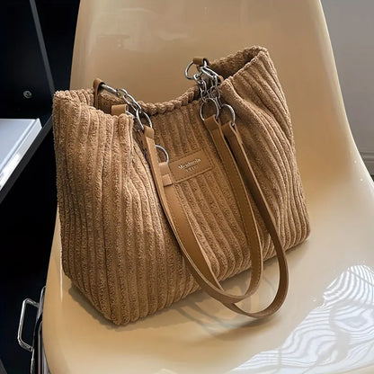Mia Stilvolle Cord-Tasche – Luxus und Praktisch für Jeden Tag