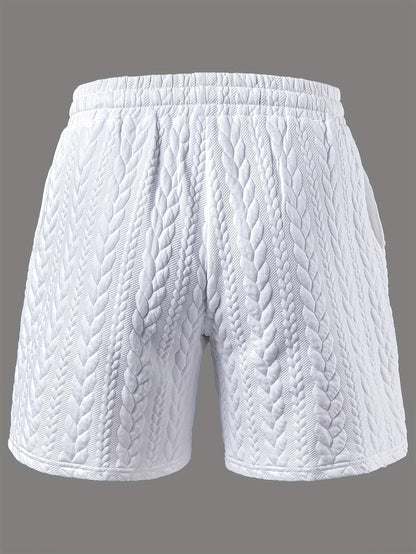 Lässige Herren Shorts Jacquard – Luftig und Stilvoll