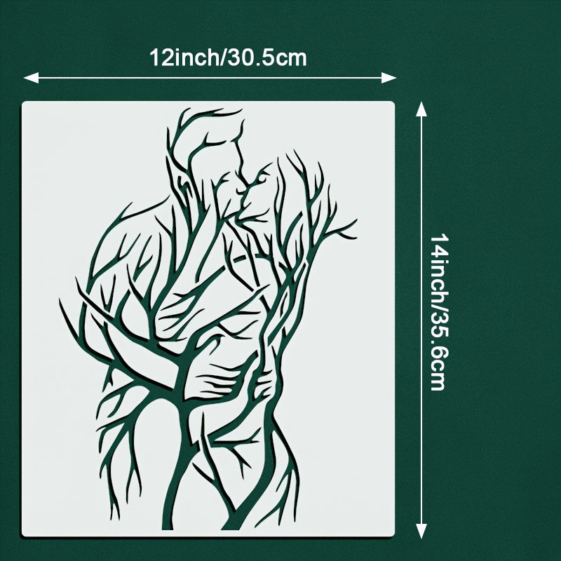 LoveTree Schablone – Kreativ und Vielseitig für DIY Kunst