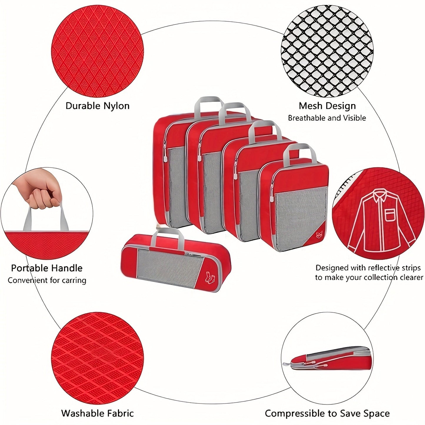 Reiseorganizer Set – Kompakt und Praktisch für Unterwegs