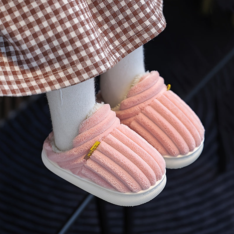 Weiche Plüschslipper für Kinder – Für Wärme und Komfort zu Hause