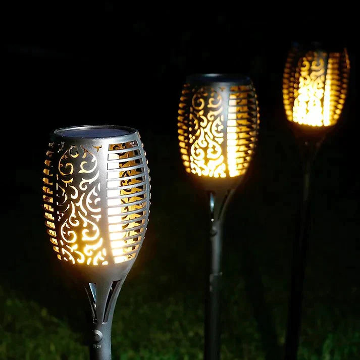 Solara Gartenfackeln mit Solarenergie – Magisches Flammenlicht für draußen