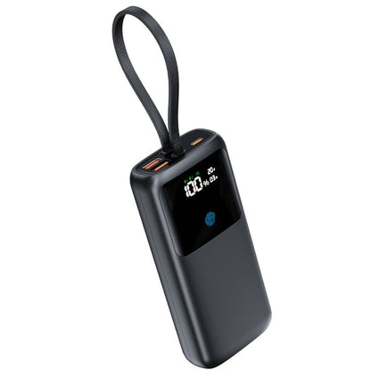 VoltMate Pro 65W – Schlanke Multilade-Powerbank mit Touch-Display