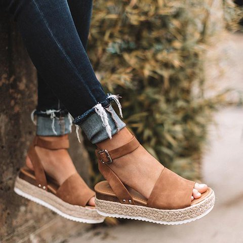 Damen Plattform Espadrille Sandalen – Stilvolles und bequemes Sommer-Schuhwerk