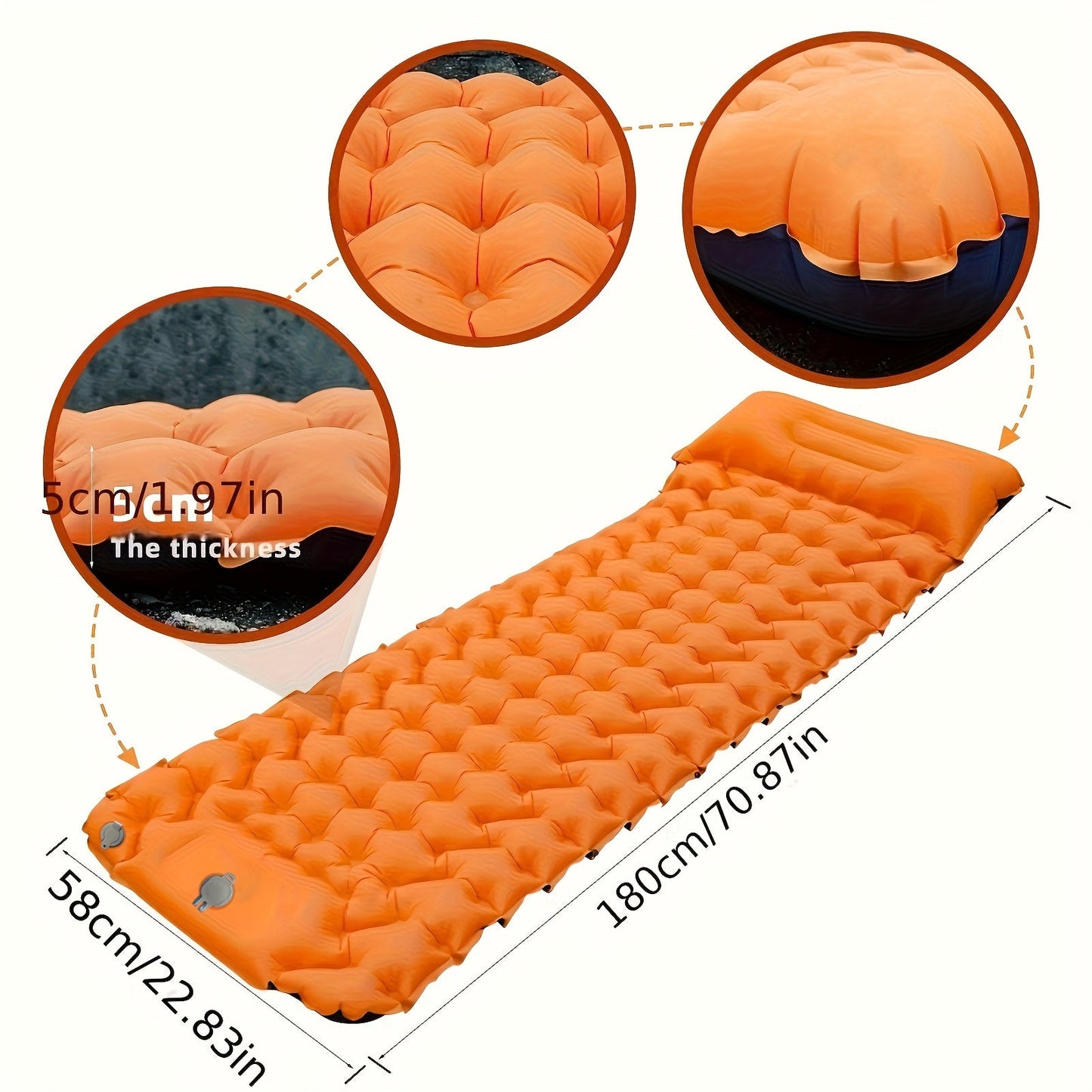 AirRest Aufblasbare Campingmatratze – Leicht, Komfortabel und Kompakt