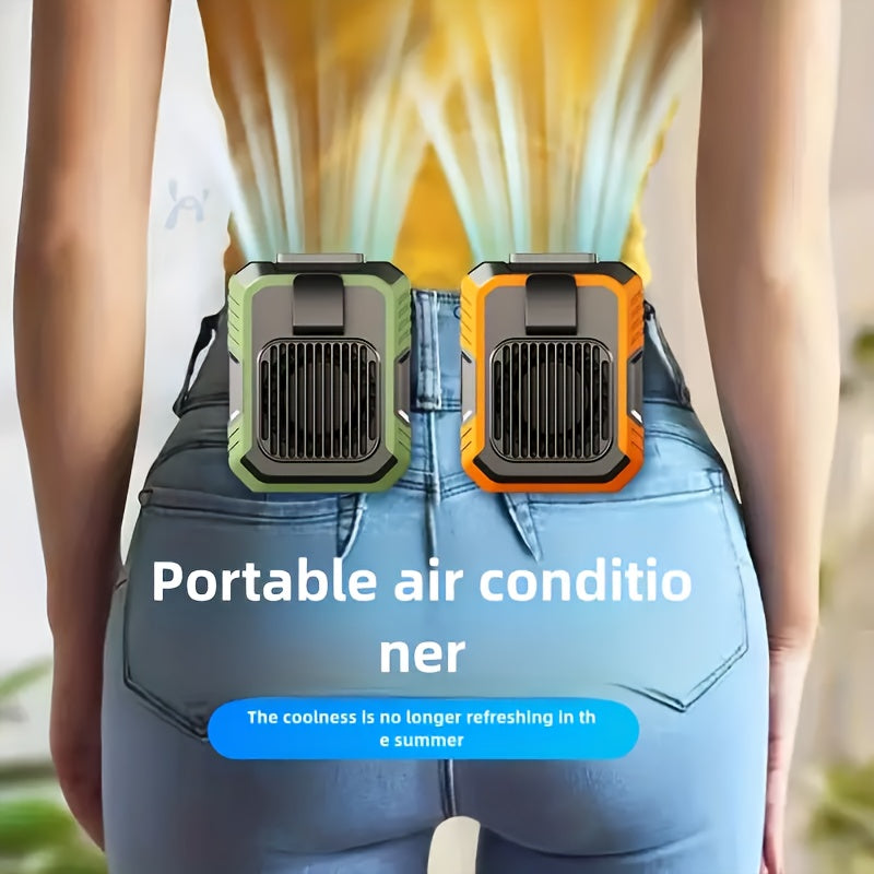 USB-wiederaufladbarer Taillenventilator – Tragbar mit drei Geschwindigkeitsstufen