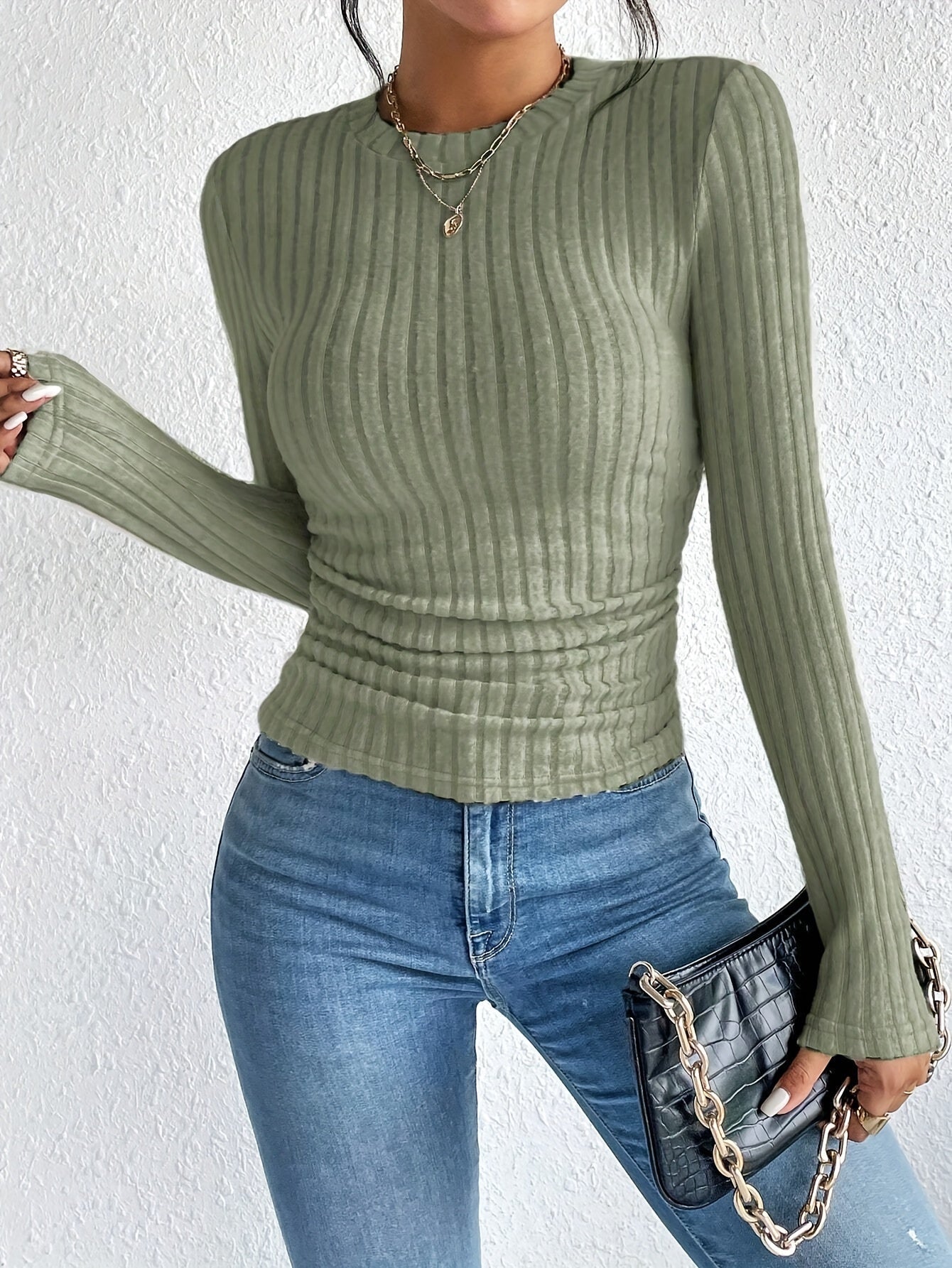 Luna Gestrickter Pullover – Elegant und Bequem für Herbst & Winter
