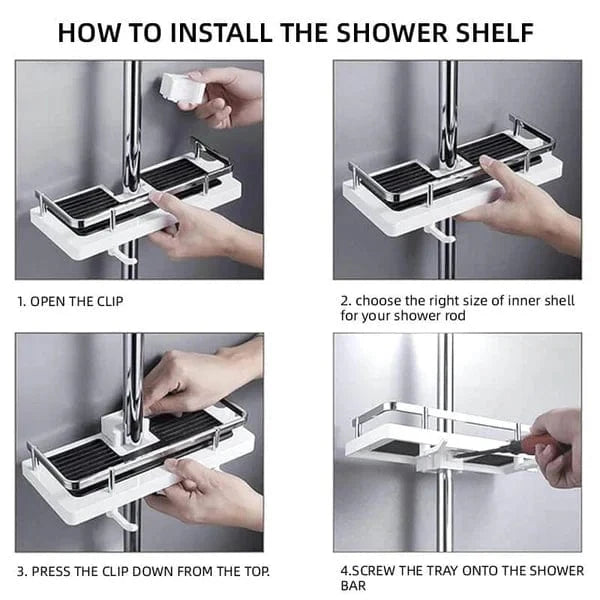 ShowerSaver – Multifunktionales Badezimmerregal