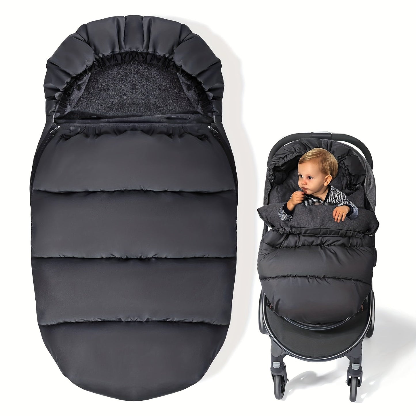Warme Kinderwagen-Schlafsack – Für komfortable Winterspaziergänge