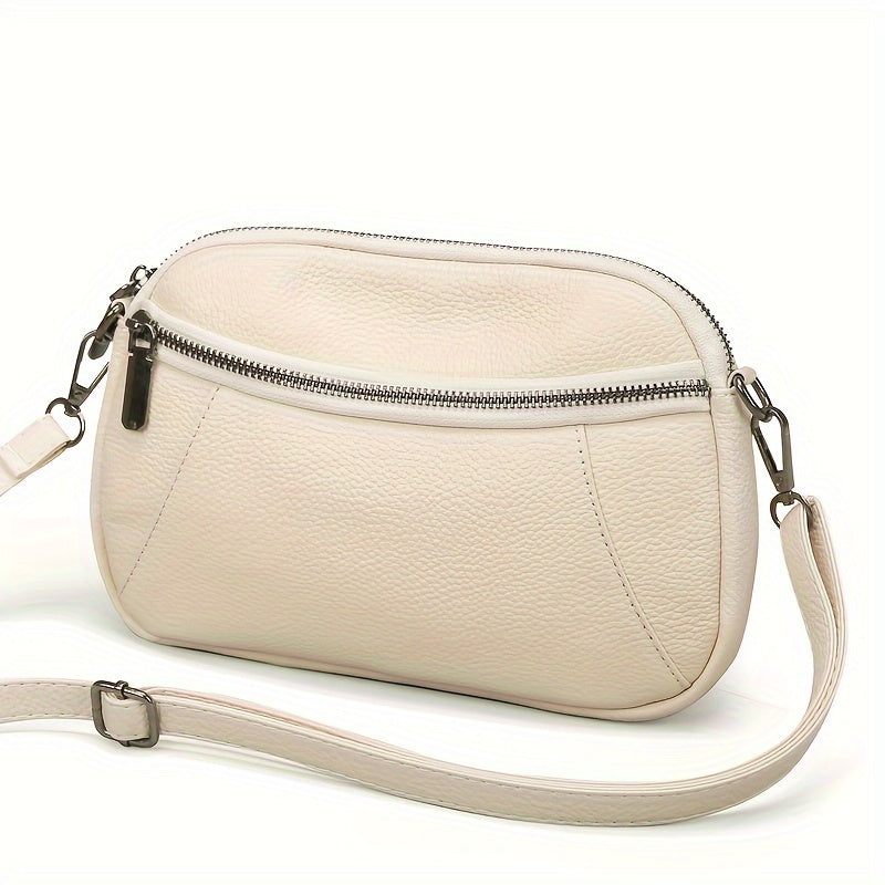 Klassisch Schicke Leder Crossbody – Zeitlos und Funktional