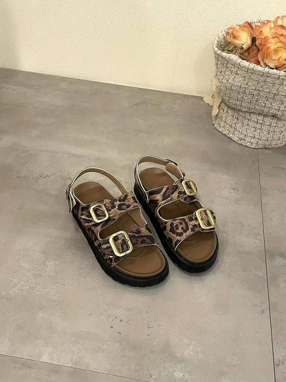 Trendige Damen Plattform Sandalen – Stilvoll und Komfortabel
