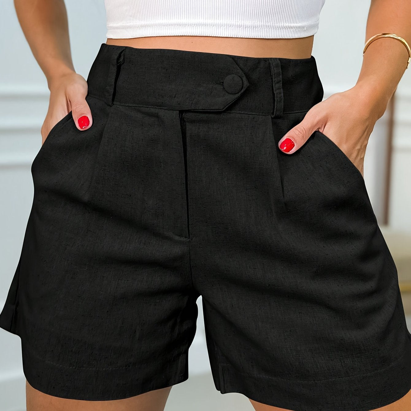 Elegante High Waist Shorts – Komfort und Stil in Einem