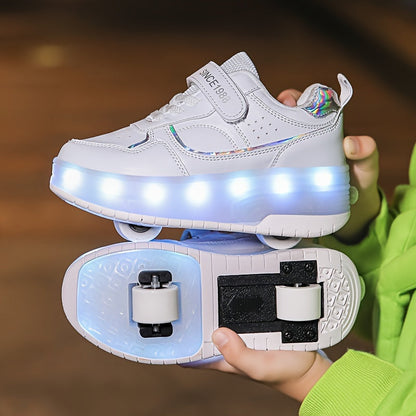 FlashRider Leuchtende Rollschuh-Sneakers – Für Kinder mit Lichterspektakel
